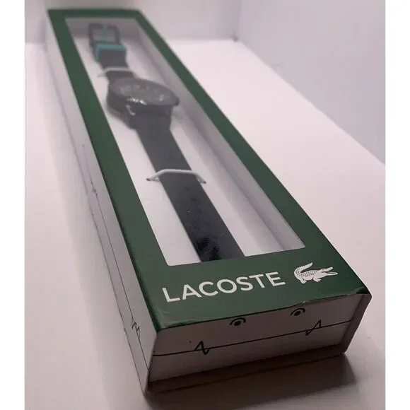 Lacoste LC-102-9-47-3022-3087BLK-4/1 Kid Black Silicone  display picture 1